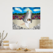 Nahe dem Tod erleben Kunst | Leben nach Tod Poster (Küche)