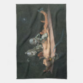 Nahe dem Tode erleben, wie böse Dämonenspirale zu Geschirrtuch (Vertikal)