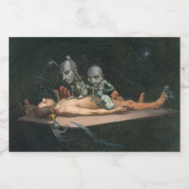 Nahe dem Tode erleben, wie böse Dämonenspirale zu  Lebensmitteletikett