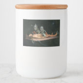 Nahe dem Tode erleben, wie böse Dämonenspirale zu  Lebensmitteletikett (Vorderseite)