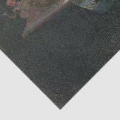 Nahe dem Tode erleben, wie böse Dämonenspirale zu Seidenpapier (Detail)