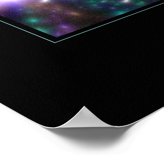 Nahe der Lichtgeschwindigkeit Poster (Ecke)