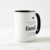 Nahe Familie in der Tasse Herz (VorderseiteRechts)