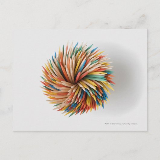 Nahe Farbstifte Postkarte (Vorderseite)