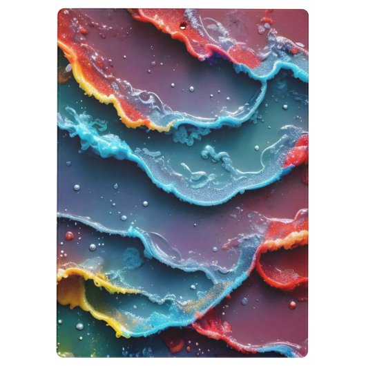 Nahe Farbwiedergabe Klemmbrett (Rückseite)