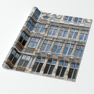 Nahe Fenster berühmter Gildhalls in Grote Geschenkpapier