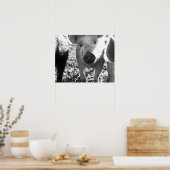 Nahe Ferkelbildung Poster (Küche)