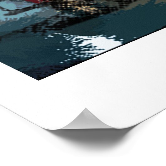 Nahe Fertigstellung Poster (Ecke)