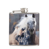 Nähe - Flasche Flachmann (Vorderseite)