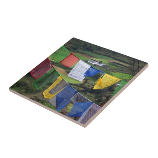 Nahe Gebet-Flaggen Fliese (Seite)