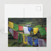 Nahe Gebet-Flaggen Postkarte (Vorne/Hinten)