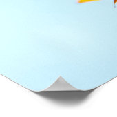 Nahe Gelbe Herbstlaube Poster (Ecke)