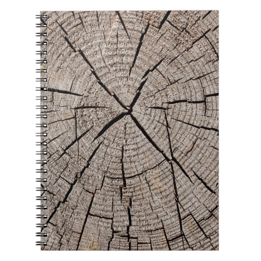 Nahe, graue Hintergrundtextur aus verwittertem Mat Notizblock (Vorderseite)