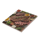 Nahe Grillzutaten Fliese (Seite)