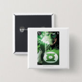 Nahe hohe Abdeckung der grünen Laterne Button (Vorne & Hinten)