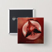 Nahe hohe Ansicht des tricuspid Ventils im Herzen Button (Vorne & Hinten)