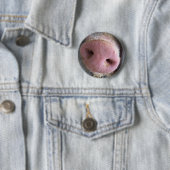 Nahe hohe Fotografie der rosa Schweinnase Button (Beispiel)