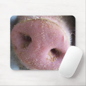 Nahe hohe Fotografie der rosa Schweinnase Mousepad (Mit Mouse)