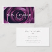 nahe hohe Geschäftskarte der Rose Visitenkarte (Vorne/Hinten)