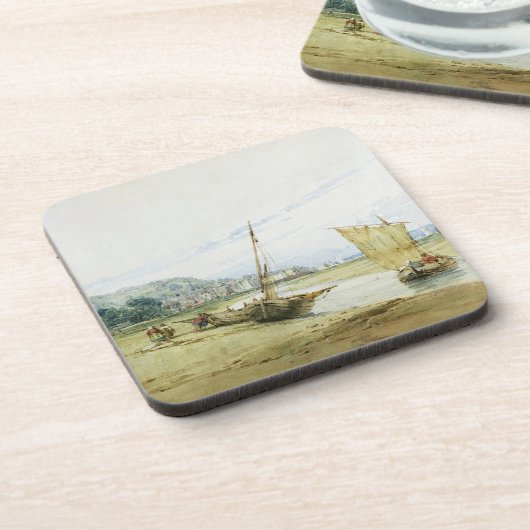 Nahe Honfleur c.1822 (w/c über Graphit auf Papier) Untersetzer (Linke Seite)