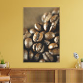 Nahe Kaffeebohnen Leinwanddruck (Insitu (Wohnzimmer))