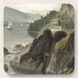 Nahe Kingswear auf dem Pfeil, Devon, von Volumen Getränkeuntersetzer