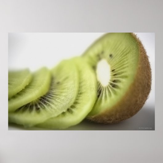 Nahe Kiwi-Scheiben Poster (Vorne)