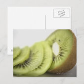Nahe Kiwi-Scheiben Postkarte (Vorne/Hinten)
