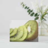 Nahe Kiwi-Scheiben Postkarte (Stehend Vorderseite)