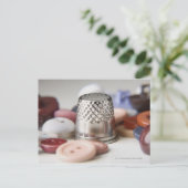 Nahe Knöpfe mit Metallkappe Postkarte (Stehend Vorderseite)