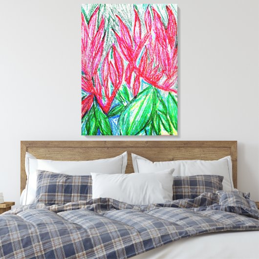 Nahe Komplementarität Leinwanddruck (Insitu (Schlafzimmer))