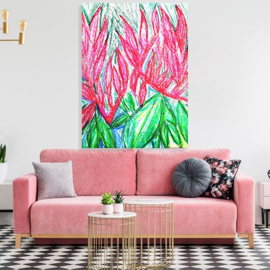 Nahe Komplementarität Leinwanddruck (Insitu (Wohnzimmer))