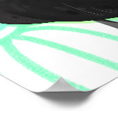 Nahe Krähe Poster (Ecke)