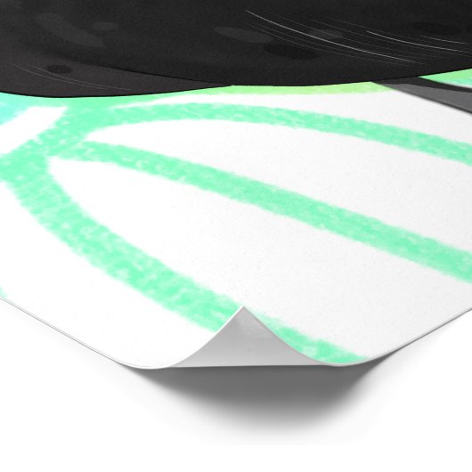 Nahe Krähe Poster (Ecke)