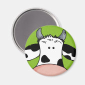 nahe Kuh Magnet (Vorderseite/Rückseite)