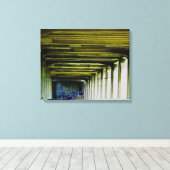 Nahe Leinwand überbrücken (Insitu (Holzboden))