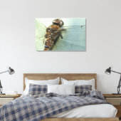 Nahe Libelle Leinwanddruck (Insitu (Schlafzimmer))