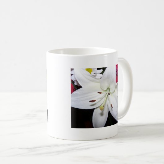 Nahe Lilie Kaffeetasse (VorderseiteRechts)