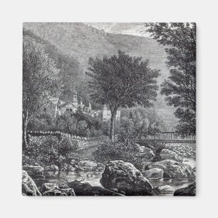 Nahe Lynmouth "von der Freizeit-Stunde", 1888 Magnet