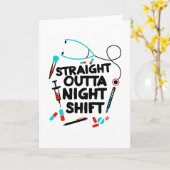 Nahe Night Shift Nurve Karte (Gelbe Blume)