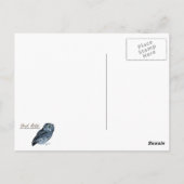 Nahe Nordsäge-Weiße Postkarte (Rückseite)