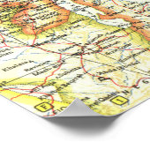 " Nahe Osten: 1959 - Mittelmeerländer Karte .. Poster (Ecke)