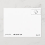 nahe Päonia lactiflora Postkarte (Rückseite)