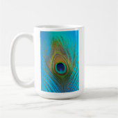 Nahe Pfauenfeder Kaffeetasse (Links)