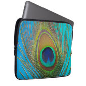 Nahe Pfauenfeder Laptopschutzhülle (Vorne Rechts)