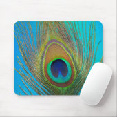 Nahe Pfauenfeder Mousepad (Mit Mouse)