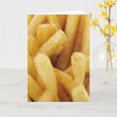 Nahe Pommes frites Karte (Gelbe Blume)