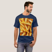 Nahe Pommes frites, Lebensmittelfotografie T-Shirt (Vorne ganz)