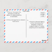 Nahe Postkarte für den Springen der Spinne (Rückseite)