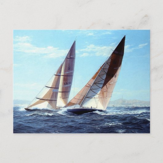 Nahe Rennstrecke Postkarte (Vorderseite)
